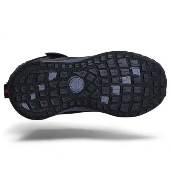 Visco 064 Siyah-Füme Erkek Çocuk Kışlık Bot Ayakkabı - Resim 4