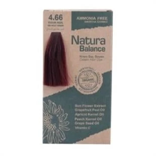 Natura Balance Organik Krem Saç Boyası 60 ml - 4.66 Yoğun Kızıl ürün görseli