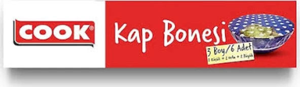 Cook Kap Bonesi 3 Boy 6 Adet