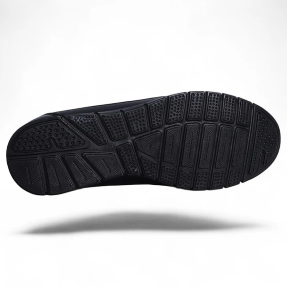 Ayzen 1261 Siyah Kadın Babet Ayakkabı - Resim 4