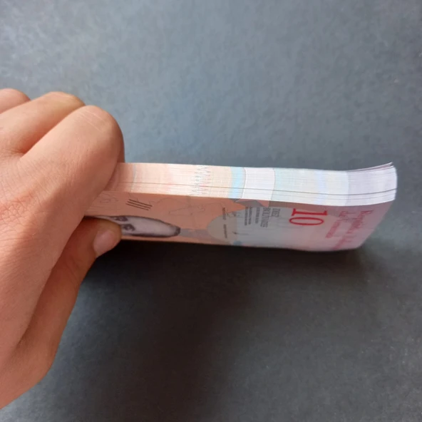Escoines Koleksiyon 3996368f803ab035e8 2018 Venezuela 10 Bolivar deste ÇİL 100Adet eski kağıt para - 3