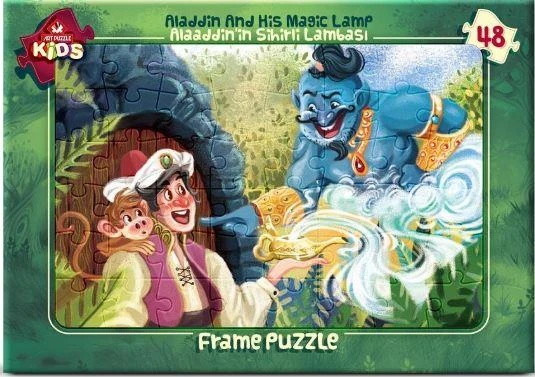PUZZLE 48PARÇA ALAADDİN'İN SİHİRLİ LAMBASI