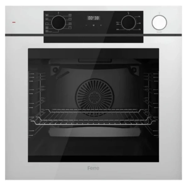 Ferre FryArt&Buharlı Fırın Vento FlowArt Elektrikli 3'lü Beyaz Ank. Set  (D087 + MS261 + QEP64CB) - Resim 2