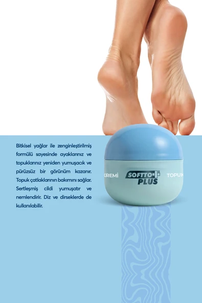 Softto PlusTopuk Çatlağı Ve Ayak Kremi 100 Ml - Resim 2