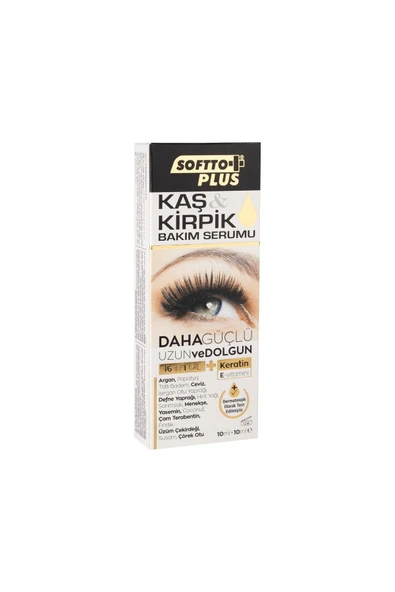 Softto Plus Dolgunlaştıran Kaş Kirpik Serumu 20ml (10ml+10ml) - Resim 2