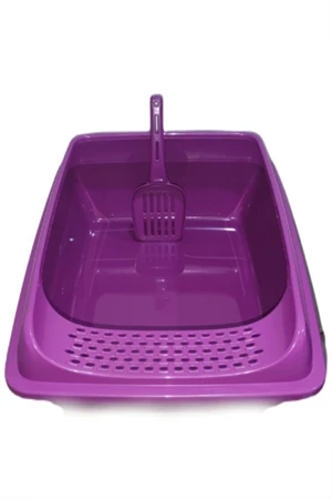 Lüks Elekli Açık Kedi Tuvaleti (KÜREK HEDİYELİ) - Resim 4