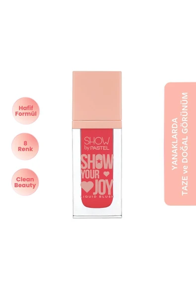 Show By Pastel Show Your Joy Liquid Blush - Likit Allık 56