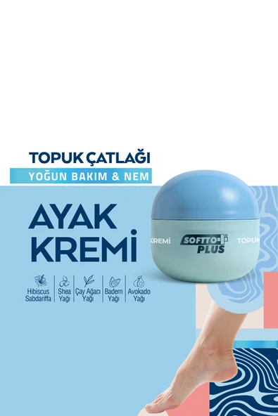 Softto PlusTopuk Çatlağı Ve Ayak Kremi 100 Ml ürün görseli 1