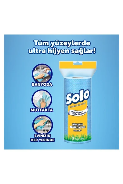 Solo Hijyenik Temizlik Bezi 3'lü - 5
