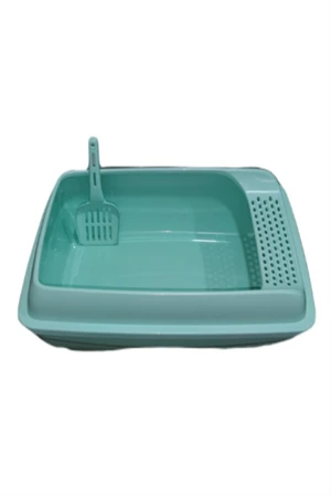 Lüks Elekli Açık Kedi Tuvaleti (KÜREK HEDİYELİ) - Resim 3