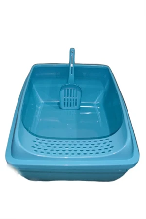 Lüks Elekli Açık Kedi Tuvaleti (KÜREK HEDİYELİ) ürün görseli