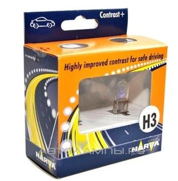 Narva 12V H3 55W Contrast Plus (Dört Mevsim) 2 Li SET ürün görseli
