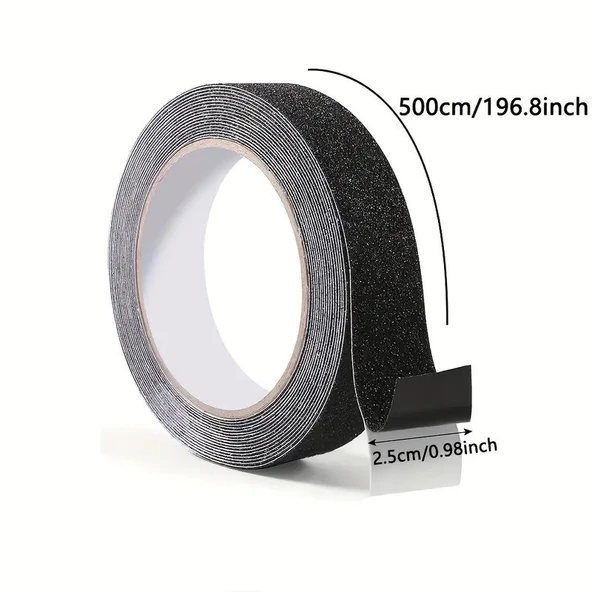 Kaydırmaz Bant 2,5cmx5metre Merdiven Bandı 25mm Zemin Kaydırmaz Bant - 2