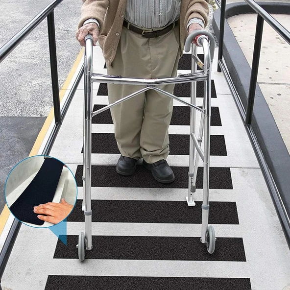 Kaydırmaz Bant 5cmx5m Merdiven Bandı 50mm Zemin Kaydırmaz Bant - 5