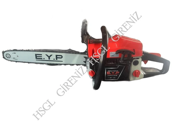 HSGL Motorlu Testere EYP 5800 3/25 – 36 Diş Kırmızı Zincirli Profesyonel Testere - Resim 3