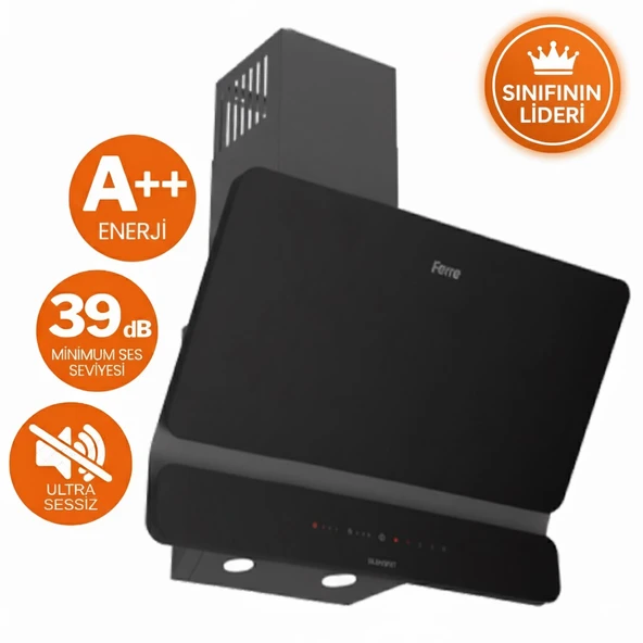 Ferre Spazio Ultra Sessiz Vitroseramik Elektrikli Ankastre Set (D080-SA + MS261 + QBL62CS ) - Resim 2