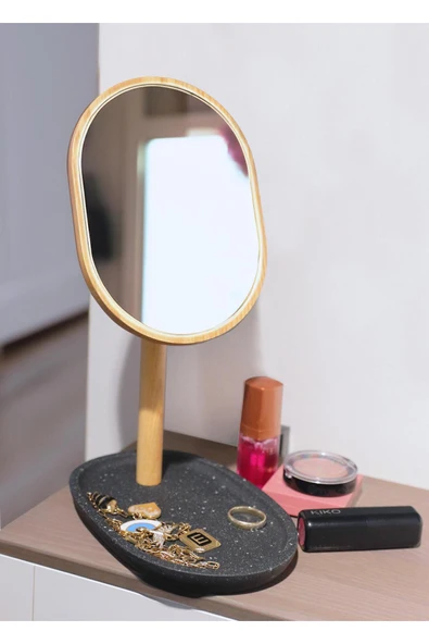 The Mia Akasya Makyaj Aynası 17x11x24 Cm - 4