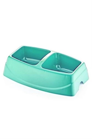 İkili Büyük Boy Köpek Ve Kedi Mama Su Kabı 30*16*7 ürün görseli