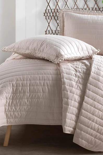 Clasy %100 Pamuk Çift Kişilik Yatak Örtüsü Seti Pedra - 2