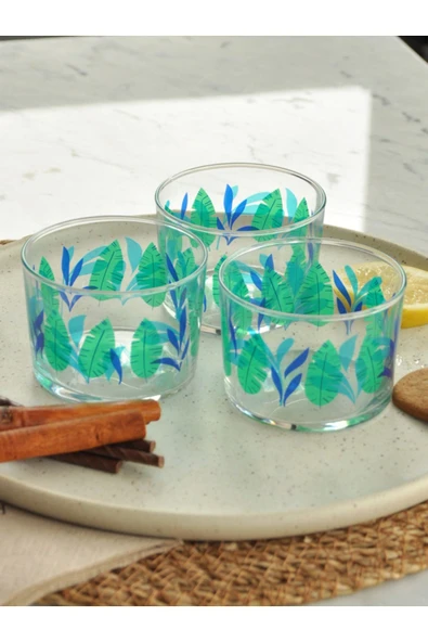 Sipahi Yaprak 3 lü  Su-Meşrubat Bardağı 200 Ml