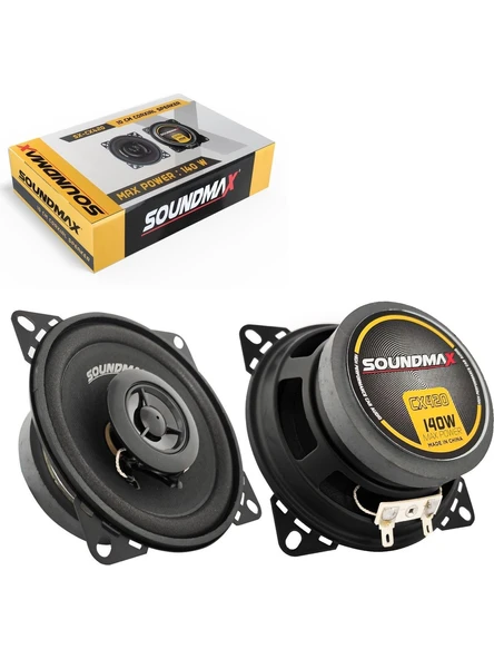 Soundmax Cx-420-140w Max Power-tweeterlı 10 Cm Kapı Hoparlörü-2 Adet ürün görseli