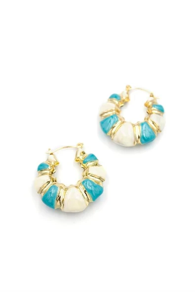 Mneli Küpe - Turkuaz