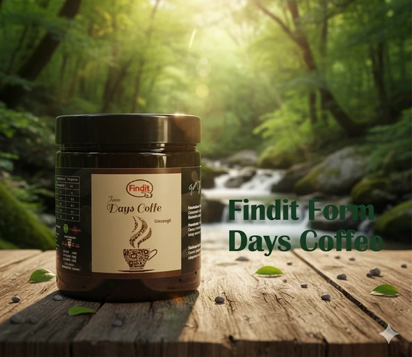 Findit Form Dayss Coffee-Ginsengli 100 gr - Resim 2