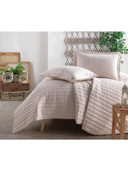 Clasy %100 Pamuk Çift Kişilik Yatak Örtüsü Seti Pedra