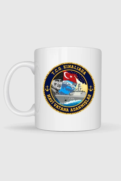 Tcg Kınalıada F514 Tasarımlı Kupa Bardak - Resim 2