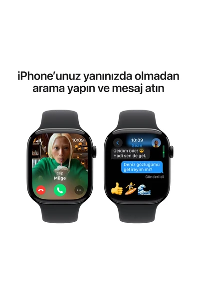 Apple Watch Series 10 Gps 42MM Jet Black Aluminium Case With Black Sport Band - S/M MWWE3TU/A - 7