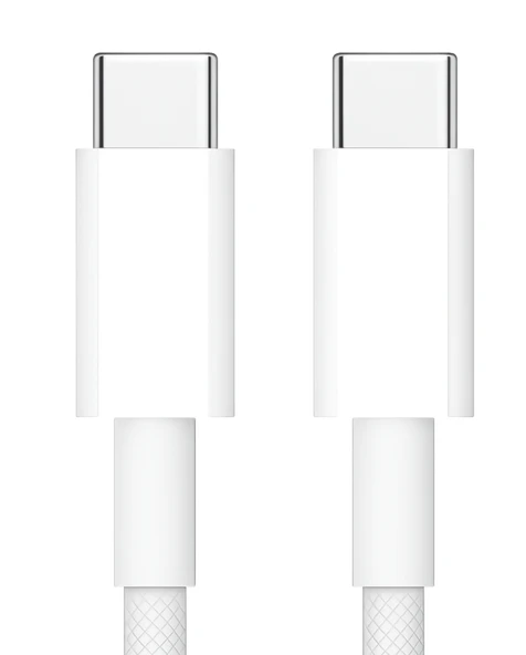 MobiLX Vivo V60 Lite Uyumlu 60W Type-C to Type-C Örgülü Şarj ve Data Kablosu (1m) - Resim 4