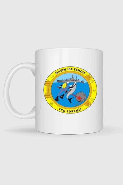 Tcg Edremit M261 Tasarımlı Kupa Bardak - Resim 2