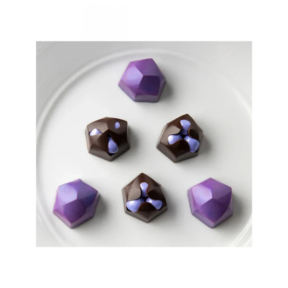 Polikarbon Kubbe Pralin Çikolata Kalıbı 10 gr | Cm-3264 - Resim 2