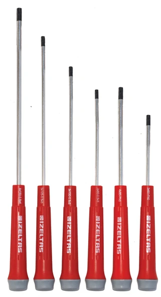 İzeltaş Elektronikçi (Klemens) Torx Uçlu Tornavida Seti (6 Parça) - Resim 2