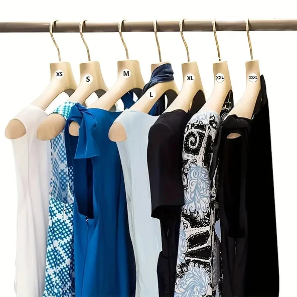 4XL-Mağaza Giysi, Beden Etiket Çapı-15mm Kendinden Yapışkanlı (300 adet) Yuvarlak Boyut Etiket - Resim 3