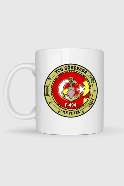 Tcg Gökçeada F494 Tasarımlı Kupa Bardak - Resim 2