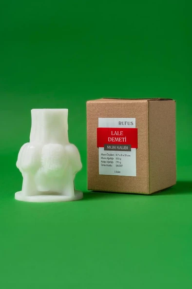 Lale Demeti Silikon Mum Kalıbı - Resim 5