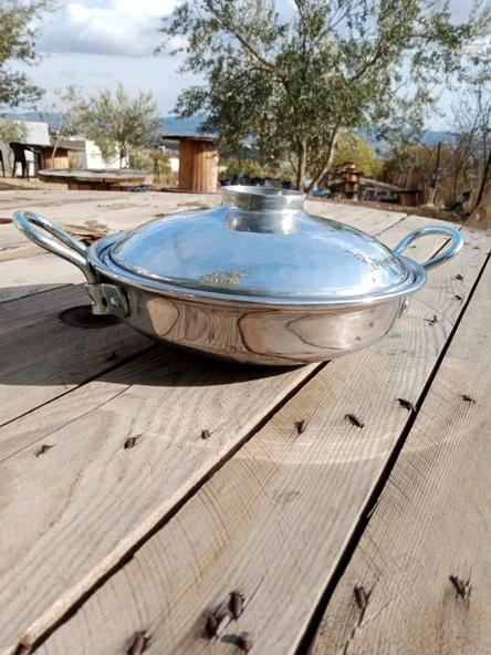 Aluminyum kulplu lüks görünümlü tava - Resim 5