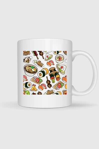 Sushi Barbecue Chicken Tasarımlı Kupa Bardak ürün görseli