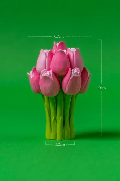 Lale Demeti Silikon Mum Kalıbı - Resim 3