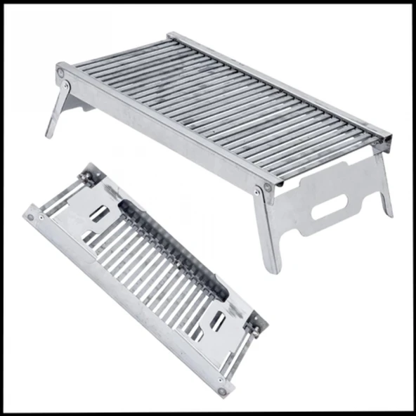 Uyguna-Yakala Mühürleme Izgaralı-Ateş Üstü Izgara - Katlanır Ayaklı - MLZ.391 ürün görseli