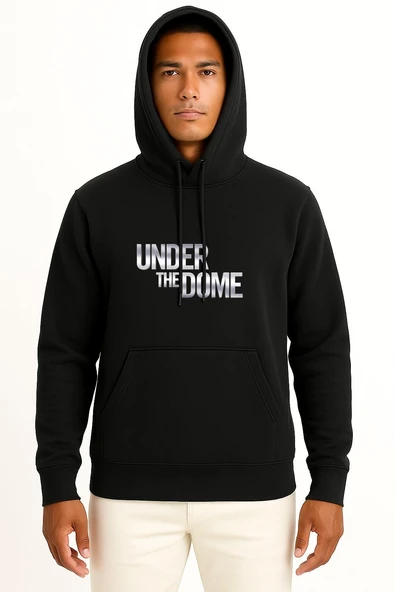 Kapüşonlu Under The Dome, Season 1 Under Göğüs Tasarımlı Unisex Sweatshirt - Resim 9
