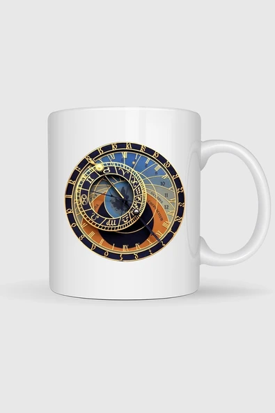Prague Astronomical Clock Old Town Tasarımlı Kupa Bardak ürün görseli