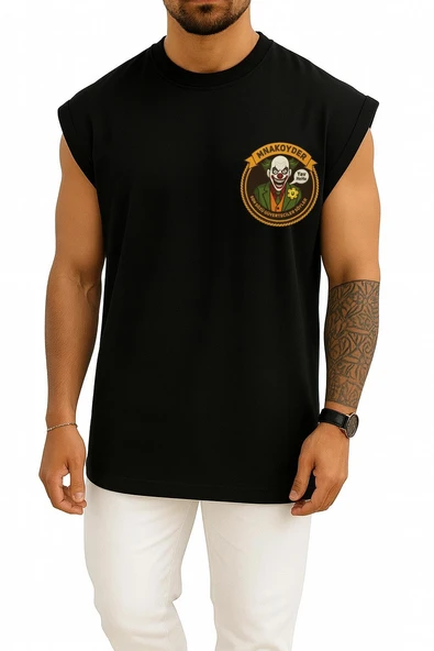 Oversize Mnakoyder - Son Sözü Güverteciler Söyler Cep Tasarımlı Atlet - Resim 10