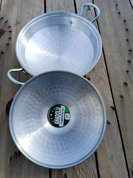 Aluminyum kulplu lüks görünümlü tava - Resim 4