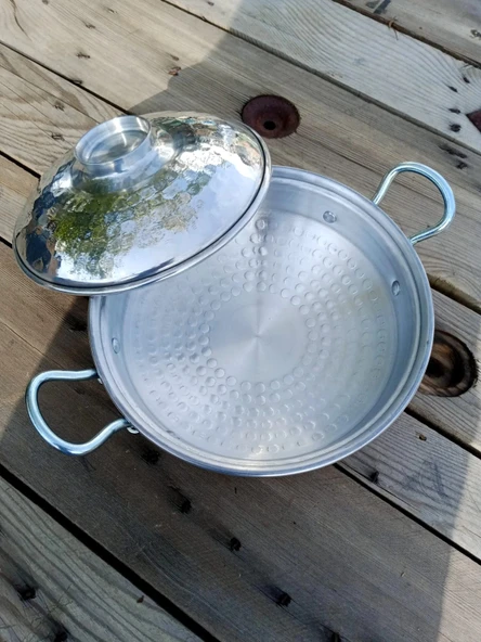 Aluminyum kulplu lüks görünümlü tava ürün görseli