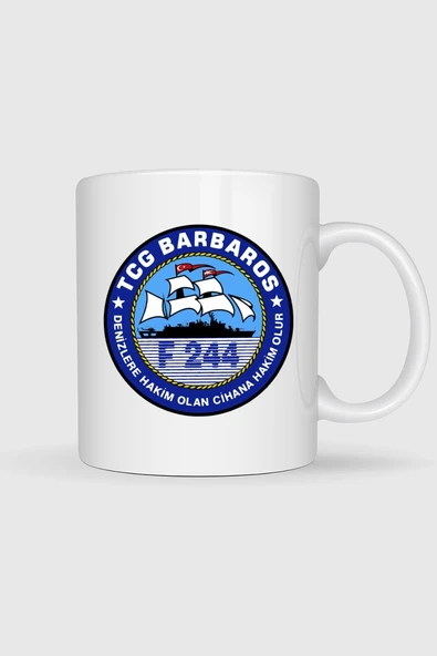 Tcg Barbaros F244 Tasarımlı Kupa Bardak ürün görseli