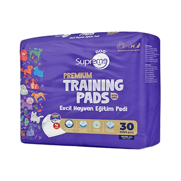 Supreme Dog Premium Hayvan Eğitim Pedi 30 Lu ürün görseli 1
