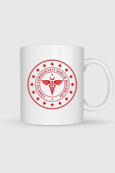 Türkiye Cumhuriyeti Sağlık Bakanlığı Tasarımlı Kupa Bardak ürün görseli