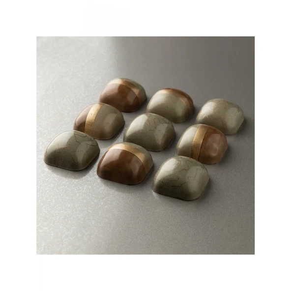 Polikarbon Kare Pralin Çikolata Kalıbı 9 gr | Cm-4103 - Resim 3